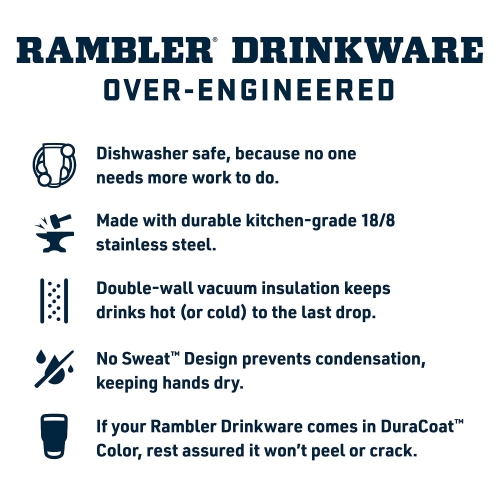 Bouteille 26&nbsp;oz YETI Rambler, isolée sous vide, acier inoxydable avec bouchon à paille, brun Wetlands