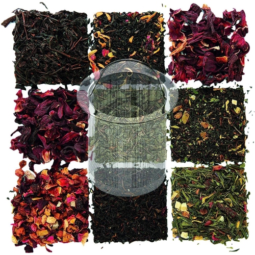 Théière en acier inoxydable avec infuseur amovible 27&nbsp;oz d'Easyworkz pour cuisinière et tisane aux fruits.