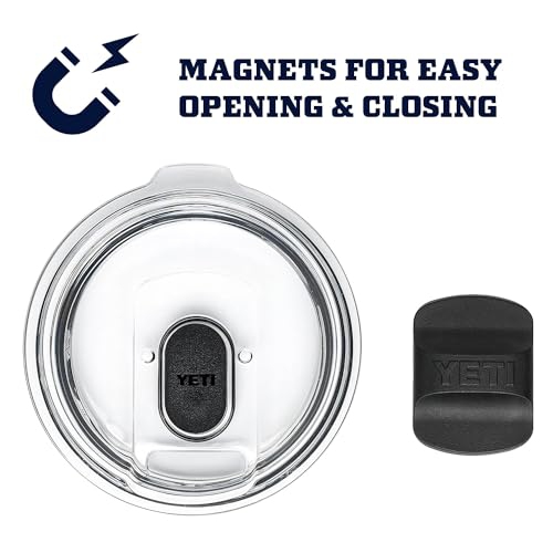 YETI Rambler 30 oz Stackable Tumbler, Stainless Steel, Vacuum Insulated with MagSlider Lid, Big Wave Blue