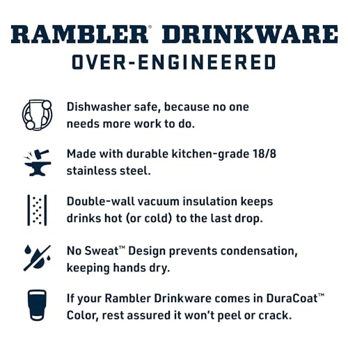 YETI Rambler 30 oz Stackable Tumbler, Stainless Steel, Vacuum Insulated with MagSlider Lid, Big Wave Blue