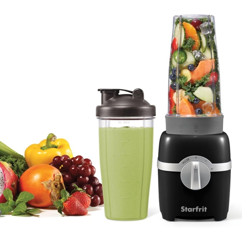 Starfrit - Personal Blender, 828ml Capacity, 3 Speeds, Black