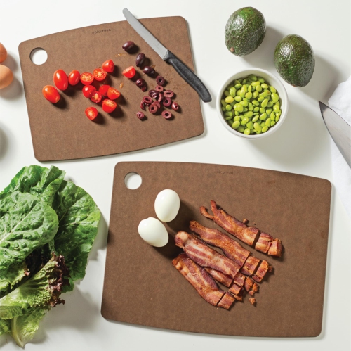 Epicurean Kitchen – Planche à découper, 14,5-po × 11,25-po, muscade