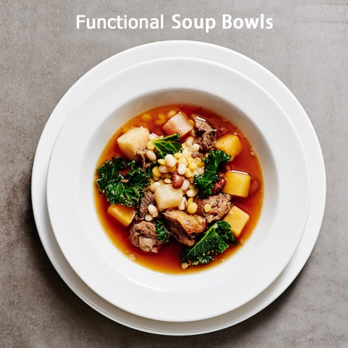 YHY – Pâtes, soupe, bols à salade, 20 oz en porcelaine, ensemble de bols à bordure large de 9,5 po, blanc, ensemble de 4