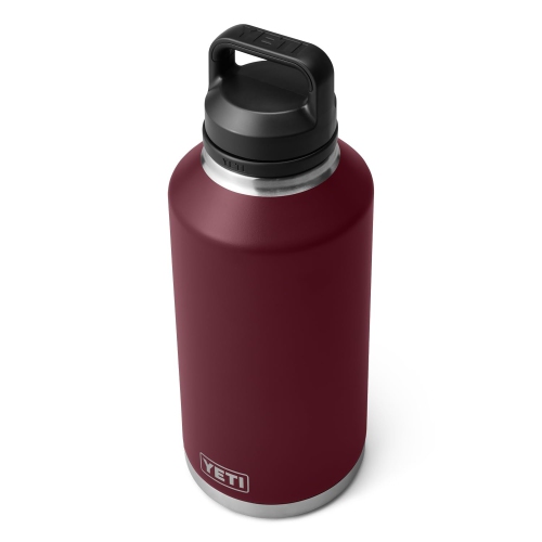Bouteille 64&nbsp;oz YETI Rambler, isolée sous vide, acier inoxydable avec capuchon, rouge vigne sauvage