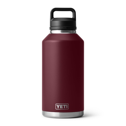 Bouteille 64&nbsp;oz YETI Rambler, isolée sous vide, acier inoxydable avec capuchon, rouge vigne sauvage