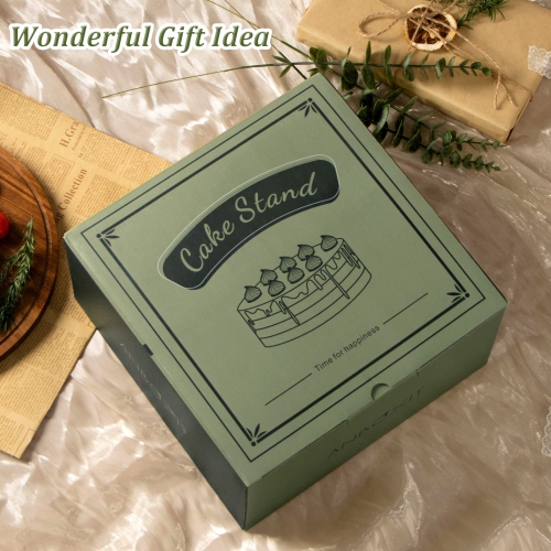 Support à gâteau avec couvercle en dôme d'ANBOXIT, assiette à gâteau en bois d'acacia avec couvercle, support à gâteau en bois avec dôme en acrylique