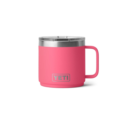 Tasse YETI Rambler 14&nbsp;oz, isotherme, acier inoxydable avec couvercle MagSlider, rose tropical