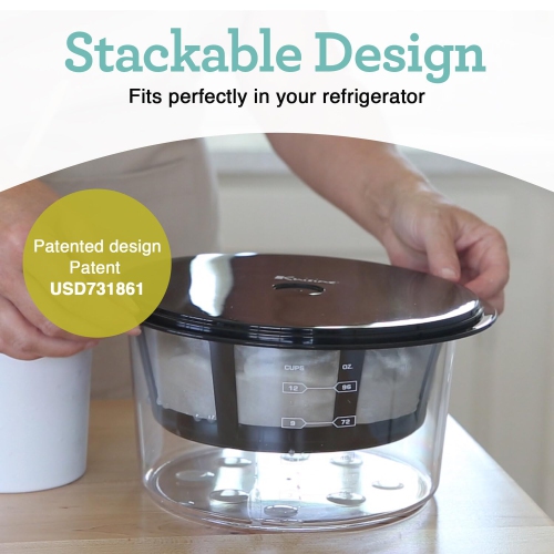 Machine à yogourt grec Euro Cuisine GY60 Panier en acier inoxydable