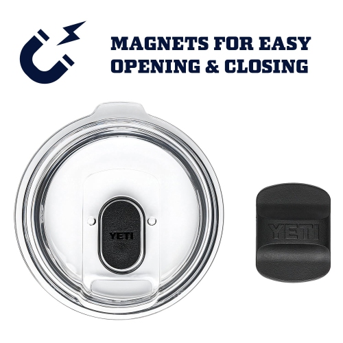 Gobelet empilable YETI Rambler 20&nbsp;oz, acier inoxydable, isolé sous vide avec couvercle MagSlider, rose tropical