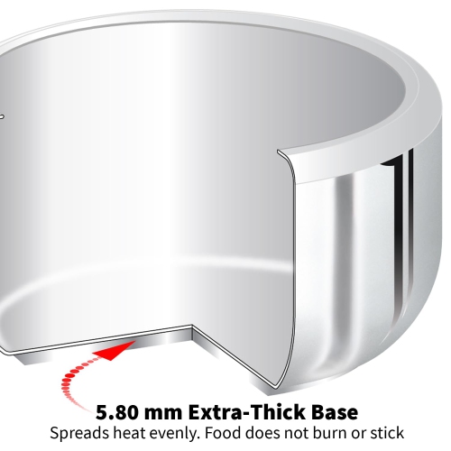 Hawkins B33 Pressure Cooker Stainless Steel, Small, Silver