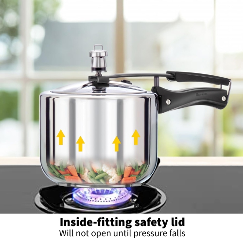 Hawkins B33 Pressure Cooker Stainless Steel, Small, Silver