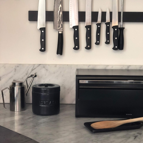 Fox Run 48764 Ceramic Grease Container 4-Cup Black