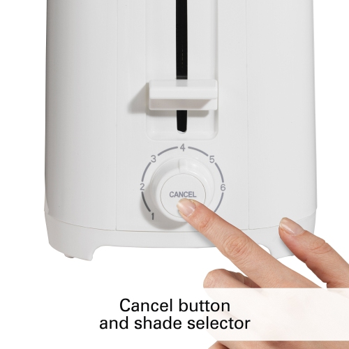 Proctor Silex Wide Slots 2-Slice Toaster with Toast Boost, White,22216PS