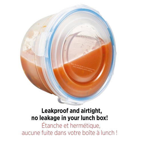 STARFRIT LocknLock 30-Piece Easy Match Plastic Container Set - Airtight, Leakproof & Nestable - 4-Sided Locking Lids