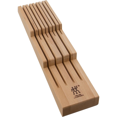 Porte-couteaux DE ZWILLING, 8 fentes, bois de hêtre