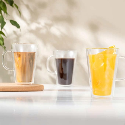 Bodum – Tasses à double paroi Canteen, ensemble de 4 pièces