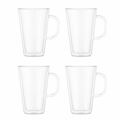 Bodum – Tasses à double paroi Canteen, ensemble de 4 pièces