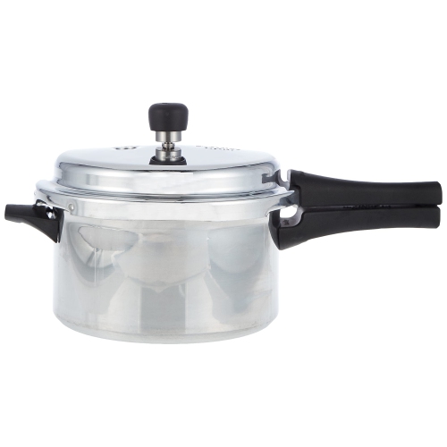 Prestige Popular Aluminium Pressure Cooker, 4 Liters,Silver