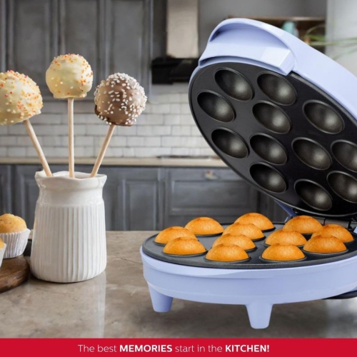 Holstein Housewares HH-09037023L Cake Pop Maker Cupcake, Stainless Steel, Lavender