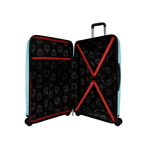 Valise rigide 28&nbsp;po Colorful Check-In de Cavalinho - Bleu pastel