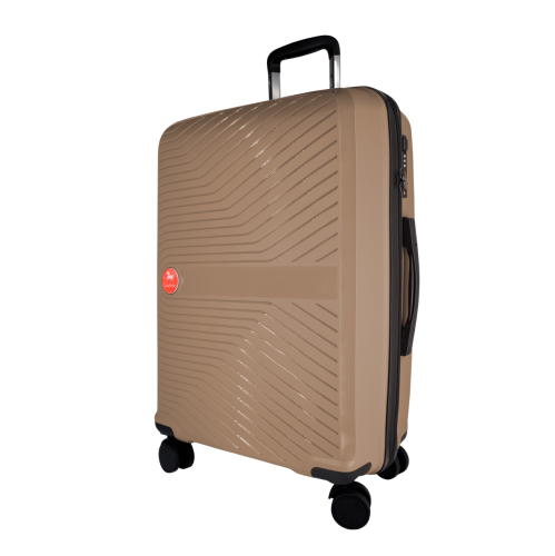 Valise de cabine rigide colorée de 24 po de Cavalinho - Sable