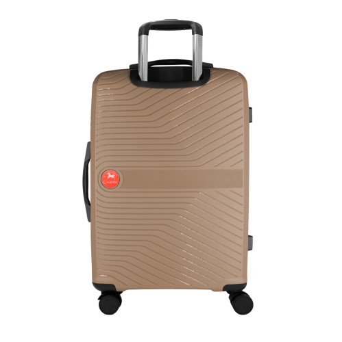 Valise de cabine rigide colorée de 24 po de Cavalinho - Sable
