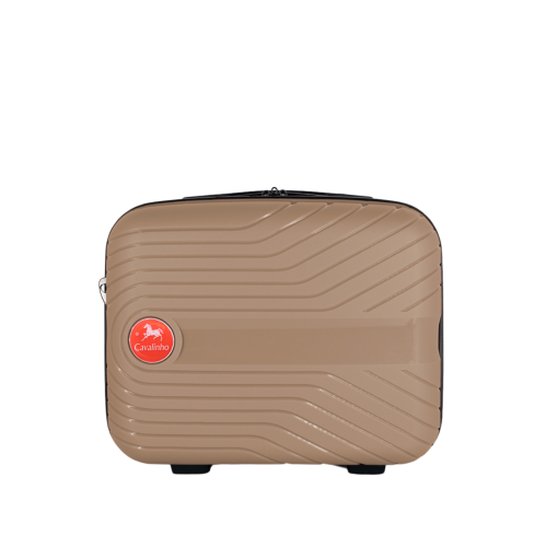 Cavalinho Colorful Hardside Toiletry 15" Tote - Sand