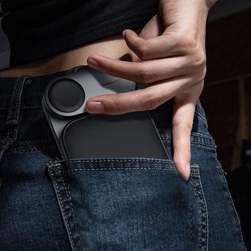 Station de chargement magnétique repliable 3-en-1 Qi2 MagFusion Z d'AUKEY - Gris spatial