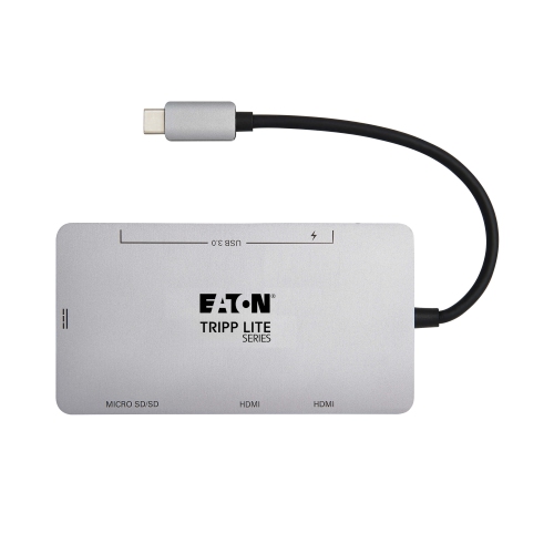 Tripp Lite USB-C Dock - Black, Gray