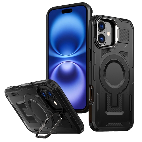 XCRS Shield Case Magsafe Cover, Camera Invisible Bracket Stand Case for Apple iPhone 16 Plus 2024