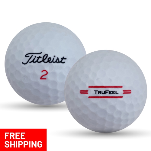 MULLIGAN GOLF BALLS  60 Titleist Trufeel 5A Recycled Used Golf Balls