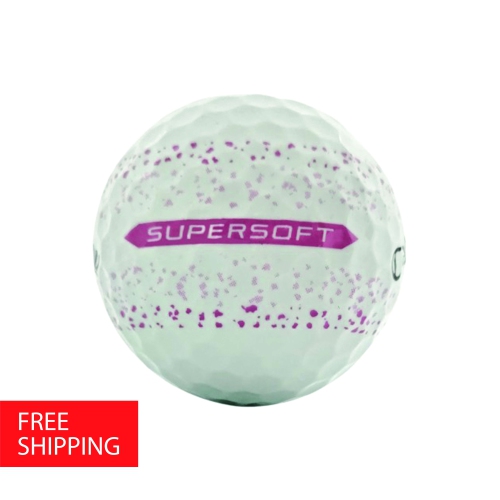 Mulligan Golf Balls 60 Callaway Supersoft Splatter 360 Mix 5A Recycled Used Golf Balls