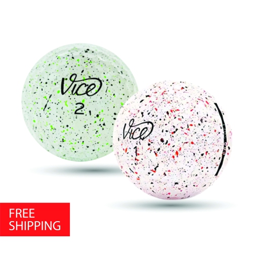 MULLIGAN GOLF BALLS  24 Vice Pro Drip Mix Pristine Recycled Used Golf Balls