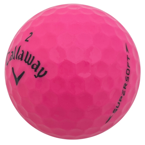 Mulligan Golf Balls 36 Callaway Supersoft Pink 5A Recycled Used Golf Balls