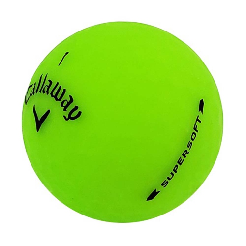 Mulligan Golf Balls 24 Callaway Supersoft Green Pristine Recycled Used Golf Balls