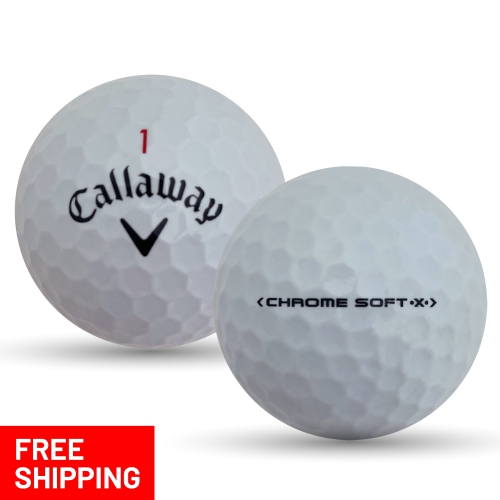 Mulligan Golf Balls 36 Callaway Chrome Soft x 5A Recycled Used Golf Balls