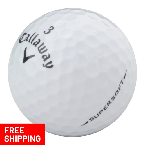 Mulligan Golf Balls 60 Callaway Supersoft 5A Recycled Used Golf Balls