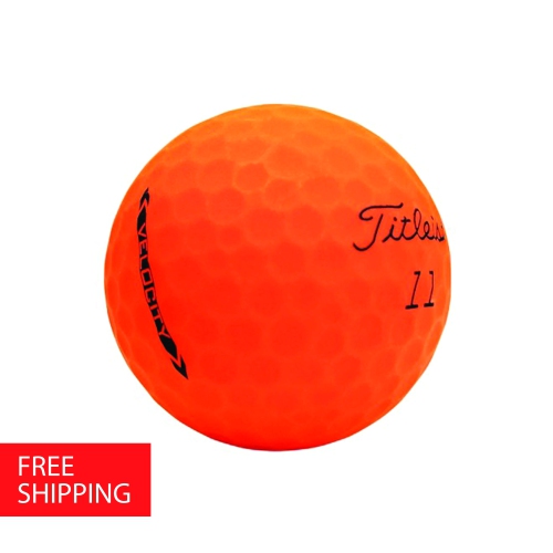 Mulligan Golf Balls 24 Titleist Velocity Matte Orange Pristine Recycled Used Golf Balls