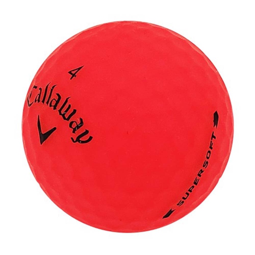 MULLIGAN GOLF BALLS  60 Callaway Supersoft 5A Recycled Used Golf Balls In Red