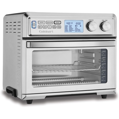 Cuisinart Digital AirFryer Toaster Oven, 1800W, Digital Display and Controls, Extra-Large Capacity, Silver