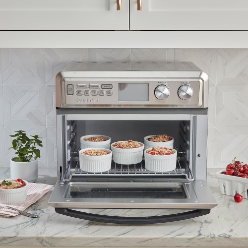 Cuisinart Digital AirFryer Toaster Oven, 1800W, Digital Display and Controls, Extra-Large Capacity, Silver