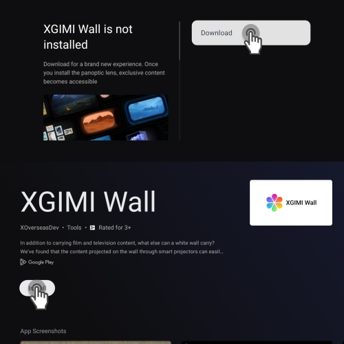 Filtre optique créatif de XGIMI, compatible avec MoGo 3 Pro, accessoires pour projecteur Starry Sky avec assemblage facile