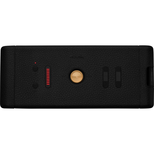 Boîte ouverte - Haut-parleur Bluetooth portatif Middleton de Marshall - Noir/Laiton