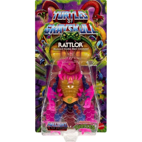 Masters of the Universe Teenage Mutant Ninja Turtles 6&nbsp;po Figurine d'action Turtles of Grayskull Wave 5 - Rattlor