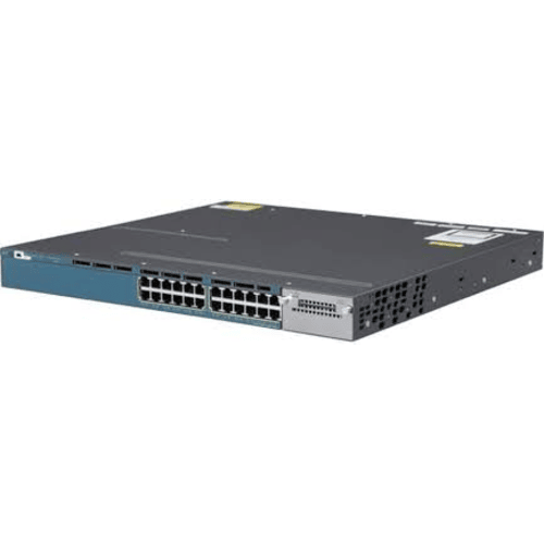 REFURBISHED GOOD Cisco WS-C3560X-24P-L 3560X 24 port Gig POE switch.