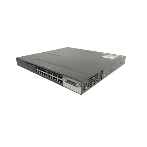 REFURBISHED GOOD Cisco WS-C3560X-24P-L 3560X 24 port Gig POE switch.