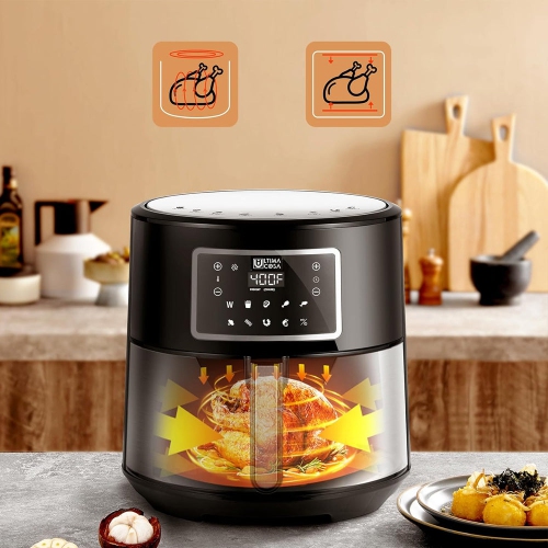 AF-006V8S Presto Luxe Grande 8 L d'Ultima Cosa/Friteuse à air chaud de 8,5 pte