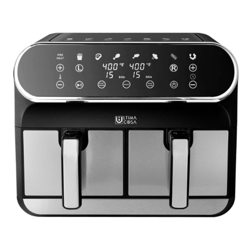 Image 1 of 10.. Ultima Cosa AF002B8DS Preso Luxe 8L/8.5Qt Digital Dual Zone Air Fryer