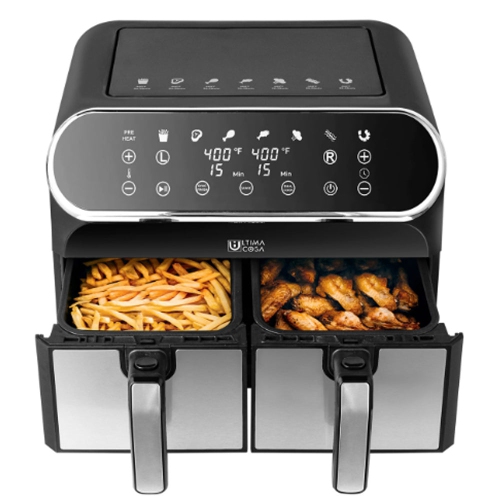 Ultima Cosa AF002B8DS Preso Luxe 8L/8.5Qt Digital Dual Zone Air Fryer