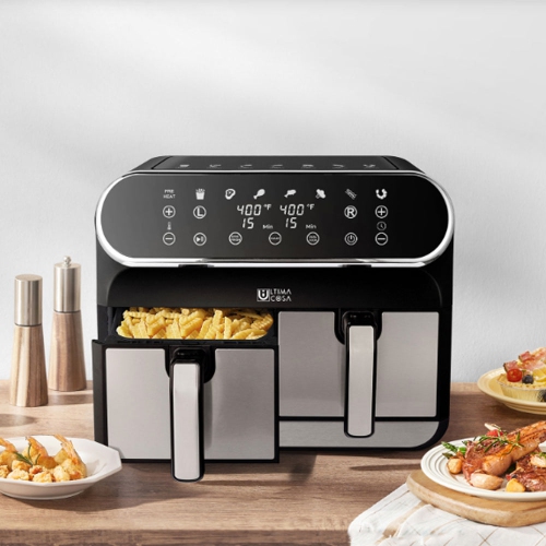 Ultima Cosa AF002B8DS Preso Luxe 8L/8.5Qt Digital Dual Zone Air Fryer
